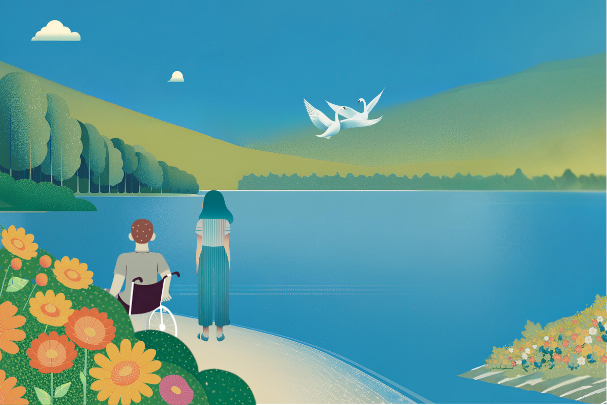 「スワンレイクのほとりで」 -登場人物との距離感を大切にしながら読み味わう文学の授業-