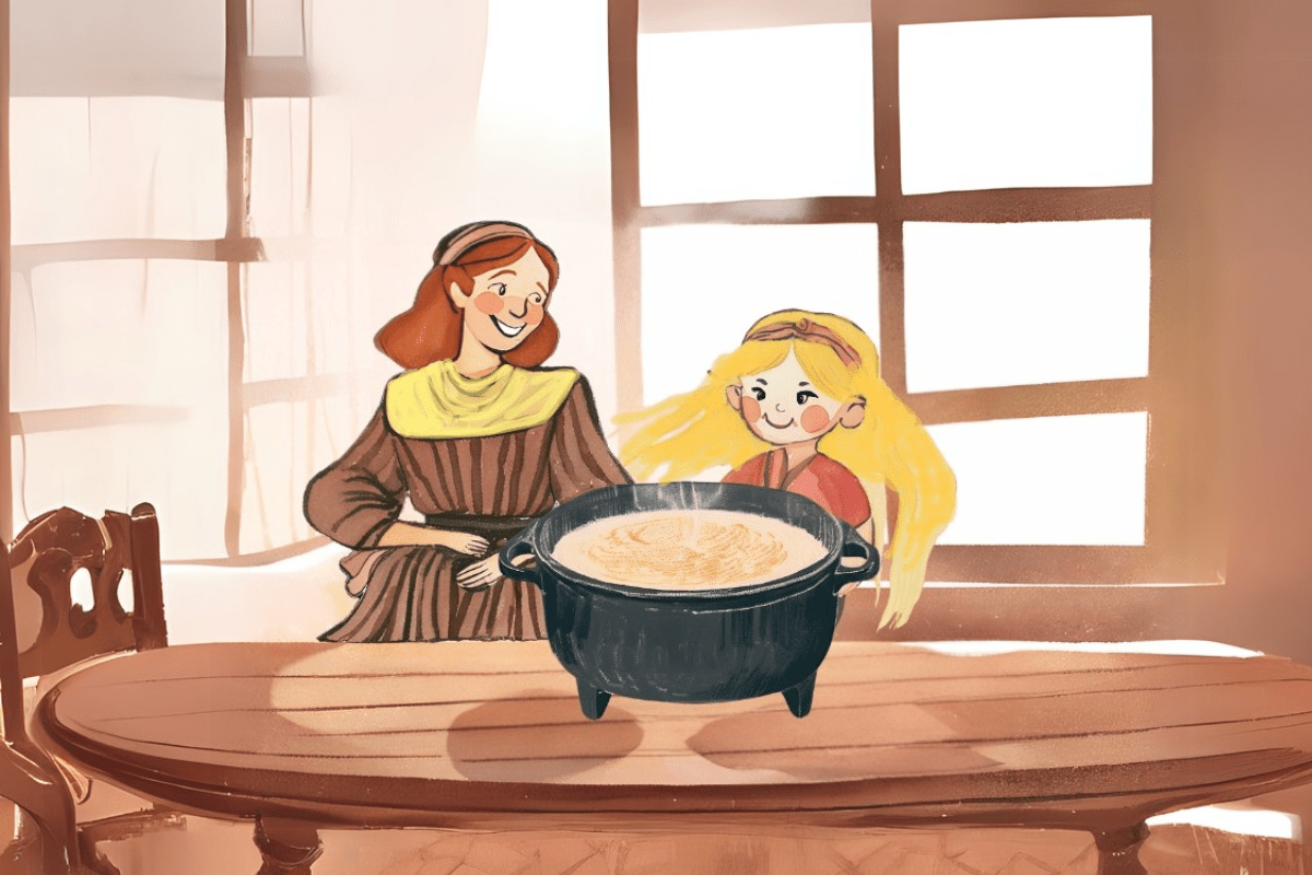 「おかゆのおなべ」 -低学年物語文でも根拠が大切であると実感できる授業-