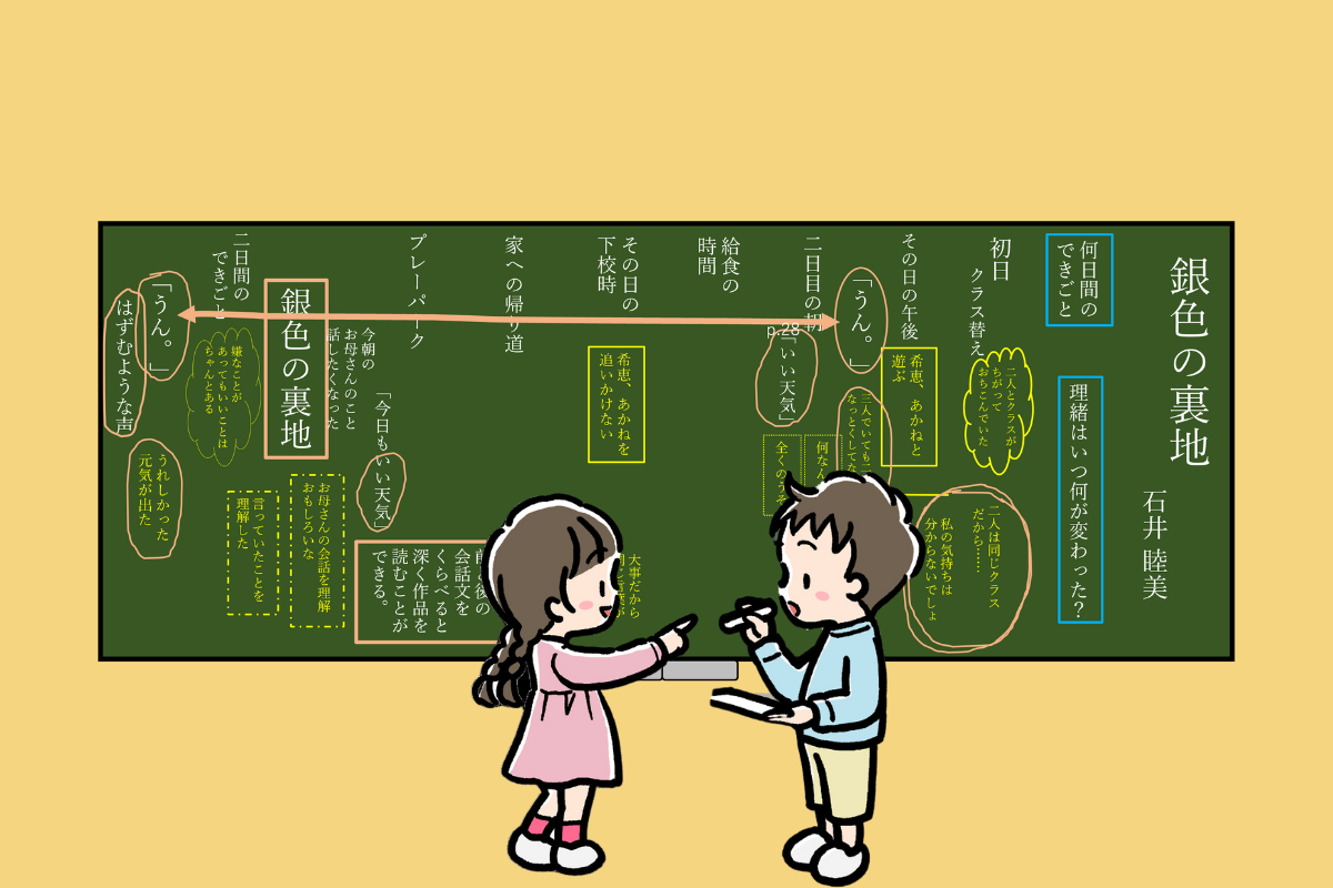 「銀色の裏地」を自力読みの第一歩に