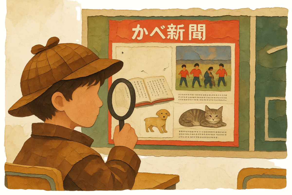 ミステリーを読む ―「友情のかべ新聞」(光村図書・4年)―