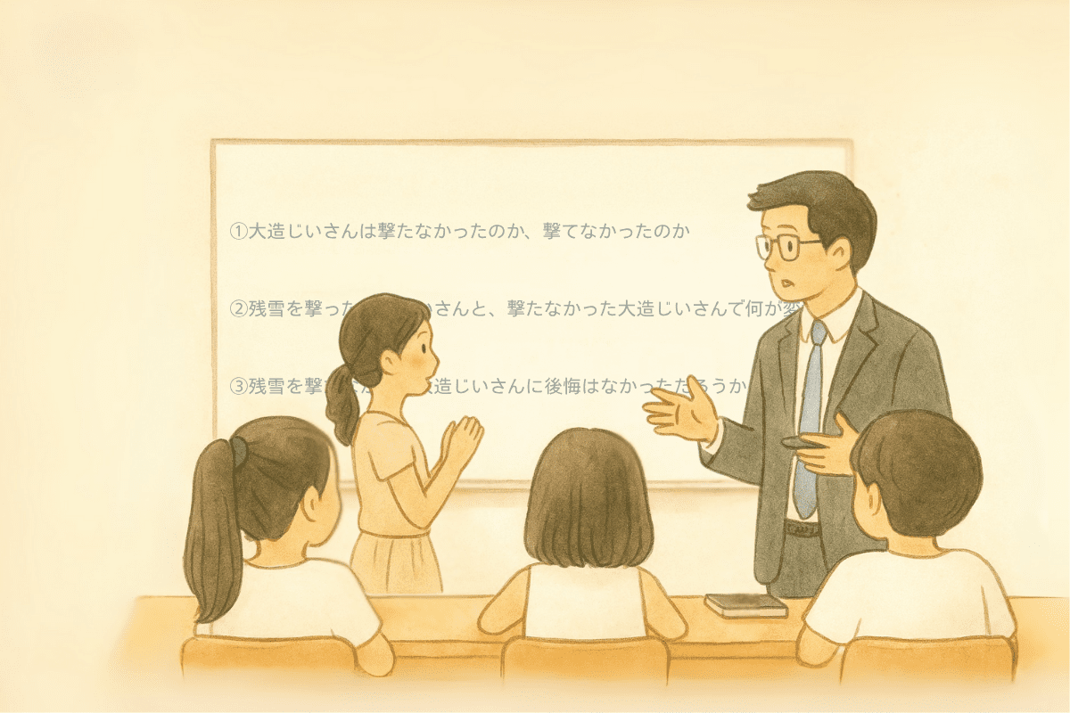 国語科授業における発問づくり 　―３つの視点から問う―
