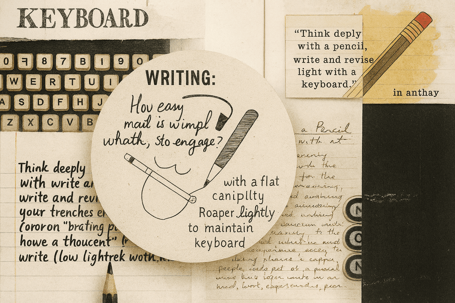 5分でわかる 「これから」の作文指導　「書くこと」におけるアナログ×デジタルのハイブリッド指導　 ―思考は鉛筆で深く、記述・推敲はキーボードで軽やかに―