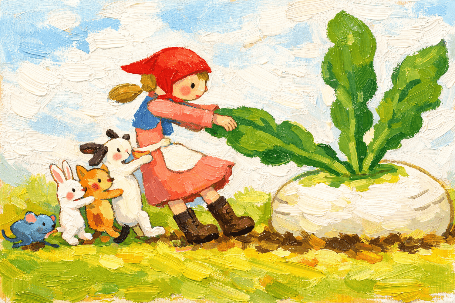 「おおきなかぶ」　―文学作品の第一歩を楽しく踏み出そう！－