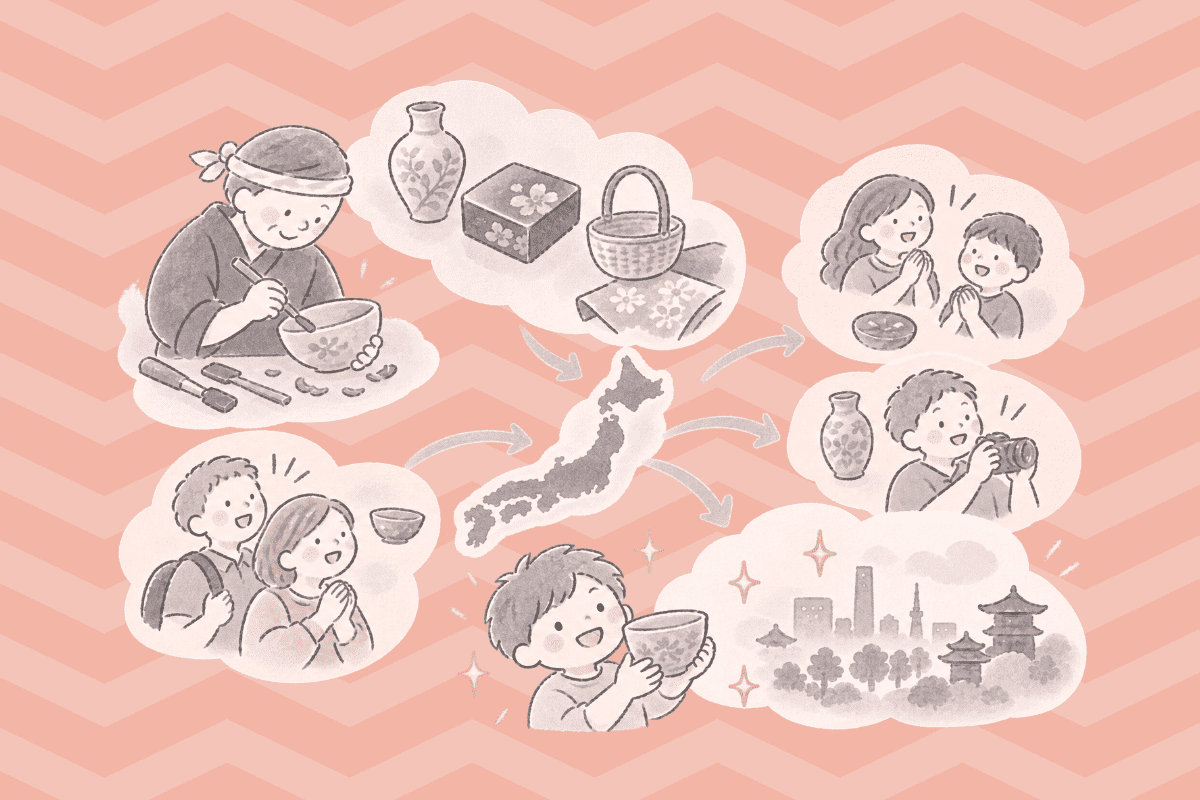 中心となる語や文を見つけて要約し、調べたことを書こう　―「未来につなぐ工芸品」―